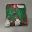 ANGELGGH Onesie Christmas Family Matching Pajamas Adult Couples Men PJs Hooded Women Novelty One-piece Sleepwear (Green)