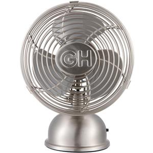 Good Housekeeping 92512 All-Metal 5" Retro Oscillating USB-Powered Personal Fan, Brushed Nickel Good Housekeeping 92512 All-Metal 5" Retro Oscillating USB-Powered Personal Fan, Brushed Nickel