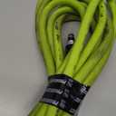 Flexzilla Air Hose, 3/8 in. x 25 ft., 1/4 in. MNPT Fittings, Heavy Duty, Lightweight, Hybrid, ZillaGreen - HFZ3825YW2