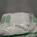 Faux Rabbit Fur Throw Blanket for Couch, Fluffy Warm Plush Thick Bubble Blanket for Bed Sofa Living Room, Soft Cozy Furry Blanket Home Decor, 50x60 inches, Cream White