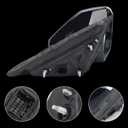 Right Passenger Side Mirror Compatible with 2013 Cadillac ATS Right Side Rear Door Mirror with Heated Manual Folding Power Glass w/o Signal Light w/o Puddle Lamp Black GM1321550 22835036, R-5 Pins
