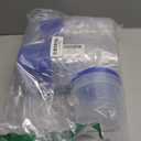 12 Pack Freezer Containers with Screw On Lids, 12 Oz Stackable Reusable Plastic Storage Container, Airtight Plastic Food Storage Containers with Twist Top Lids for Food Soup Jello Sauce