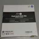 Art3d 10-Sheet Heavy-Duty Peel and Stick Backsplash, Waterproof Wall Tiles Stick on Kitchen Backsplash Living Space, Beige & White (12 x 12 Inch)