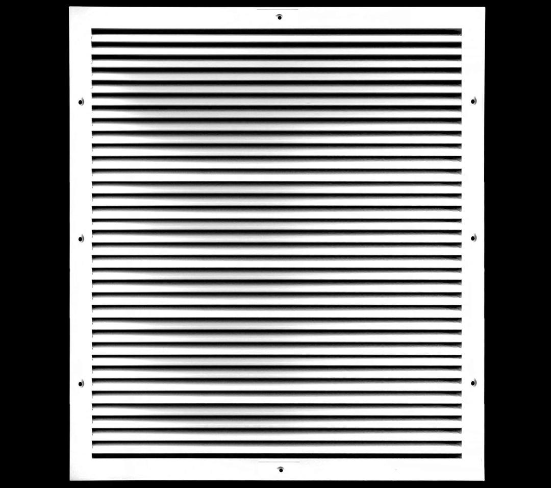 HVAC Premium 16'' X 24" Aluminum Return Grille - Easy Air Flow - Linear Bar Grilles [Outer Dimensions: 17.875'' w X 25.875'' h]