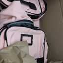 Fanwoli 28" Dance Bag with Garment Rack | Ultra-Light Collection| More Lightweight & Wear-Resistant| Ideal Competition Duffle Bag for Dancers Livestreamer Athletes (Candy Pink)