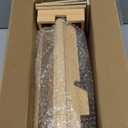 Bamboo Couch Arm Tray Set,The Large(16.5"x13.4") and Small(16.5" x4.7) Non-Slip Cup Holder for Drinks, Snacks, Cup, Remote and Phone,Fit for Armrests 4.5"8.5" Wide.