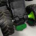 Remote Control Tractor Toys, Light Up Farm Monster Trucks Toy for Boys 3, 4, 5, 6, 7 Year Old, 2.4 Ghz RC Tractor Toys, Ideal Christmas, Birthday Gifts for Kids (Green)