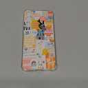 Case for Samsung Galaxy S23+ with Beige Design, Cute Inspirational Positive Quotes Collage Pattern, Trendy Soft TPU Phone Cover Bumper(S23+,Yellow)