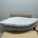 SHJADE Foam Ball Pit, 35.4"x 11.8" Ball Pits for Toddlers, Soft Round Kiddie Baby Playpen Ball Pool for Kids, Ideal Gift for Babies Indoor and Outdoor Game, Grey, (Balls not Included)