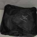 8 Set Packing Cubes for Suitcases, kingdalux Black Travel Luggage Packing Organizers with Laundry Bag, Compression Storage Shoe Bag, Clothing Underwear Bag, for Women & Man