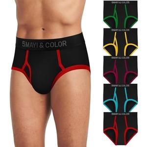 5Mayi Mens Briefs Underwear Cotton Brief Underwear for Men Pack Size L