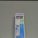 SAMSUNG Genuine Filter for Refrigerator Water and Ice, Carbon Block Filtration, Reduces 99% of Harmful Contaminants for Clean, Clear Drinking Water, 6-Month Life, HAF-QIN/EXP, 1 Pack