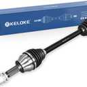 KELOKE CV Axle Shaft Assembly, Front Left Driver Side, Compatible with Infiniti G25 2011-2012, G35 2007-2008, G37 2009-2013, V6 2.5L 3.5L 3.7L, Replaces# 39101JK500 66-6283