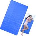 Drydiet Cooling Pad Mat for Sleep Cooling Mattress Pad Gel for Bed, Relieve Pain, Summer Hot Flashes, Adult, Pets, No Water or Electricity Required(Plain,Blue,48 x 28 Inch)