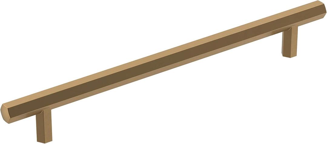 Amerock | Cabinet Pull | Champagne Bronze | 7-9/16 inch (192 mm) Center-to-Center | Caliber | 1 Pack | Drawer Pull | Cabinet Handle | Cabinet Hardware