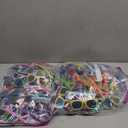 Oleitodh 128 Pack Kids Sunglasses Party Favors, Kid's Neon Sunglasses Bulk, Childrens Sunglasses Boys Girls Eyewear Pack for Goody Bag Fillers Summer Beach Pool Birthday Party Supplies Age for 3-8