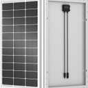 ECO-WORTHY 100 Watt Solar Panel 18 Volt Monocrystalline Solar Panel High Efficiency Module RV Marine Boat Caravan Off Grid