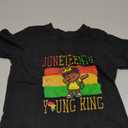 Junteenth African Boy Dabbing Young King Toddler Boys Kids T-Shirt Size 3T (98/3)