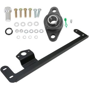 Steering Gear Box Brace Stabilizer Bar fits 2003-2008 Dodge RAM 1500/2500/ 3500 4WD black