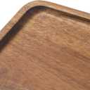 Bathroom Vanity Tray, Bathroom Tray for Counter, Toilet Tank Tray, Wood Bathroom Tray for Organizing and Home Decor (11.8 x 5.1 x 0.8 inch)