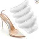 Plantar Fasciitis Relief Arch Support Insoles Soft Gel Arch Pads Self-Adhesive Orthotic Shoe Inserts for Flat Feet High Arch Supports Arch Cushions for Flats Sandals Trim to Fit All Size(4 Pcs)