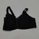 OEAK Womens Wireless Bras V Mesh Comfortable Bralette Supportive Tshirt Bra No Underwire Seamless Push Up Everyday Bras (XX-Large, Black)