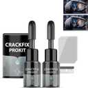 2PCS Crack fix Pro Kit Windshield Crack Repair Fluid Kit Windshield Repair Car Chips and Cracks Car Glass Repair Kits