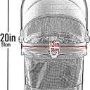 Pet Gear No-Zip View 360 Pet Carrier & Car Seat, 20", Flower Design ( 20"L x 12"W x 18.5"H)