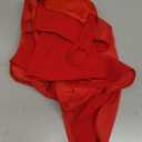 DRESSTELLS Women's Cocktail Party Dress, Formal Wedding Guest High Low Dress, Fit Flare Holiday Prom Dress (Large, Red)