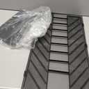 10 Tier Wall File Organizer, Vertical Mesh Paper Mail Organizer Wall Mounted Magazine Rack, Metal Clipboard Storage for Office, Home, Classroom, Black