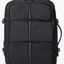 FUNSEED 17 inch Laptop Backpack for Men Expandable Waterproof Backpack for Travel Business (Black)