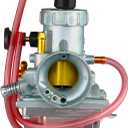 YFS200 Carburetor and Fuel Gas Tank Switch Valve Replacement for Yamaha Blaster 200 YFS200 YFS 200 Carb 1988-2006, Also Fit YFS200SE Special Edition 2006