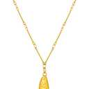 Beach Charm Necklaces Gold Sliver Fish Drop Necklace for Women Dainty Beach Jewelry