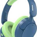 Kids Bluetooth Headphones Active Noise Cancelling,68H Play Time,Lightweight Wireless Foldable Over-Ear Headphone for Kid Toddler,Volume Limited 85/94dB,Headsets with Built-in Mic Blue