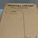 Seaside village Floor Lamp for Living Room, Arc Lamp with Adjustable Head, Modern Tall Lamp with On/Off Pedal Switch, Over Couch Standing Hanging Light for Reading, Bedroom, Office (Brown)