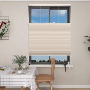 Top Down Bottom Up Shades,Blackout Cellular Shades Cordless,Top Down Bottom Up Cellular Shades,Honeycomb Blinds for Windows,Cellular Blinds Cordless,31Wide*72High,Beige
