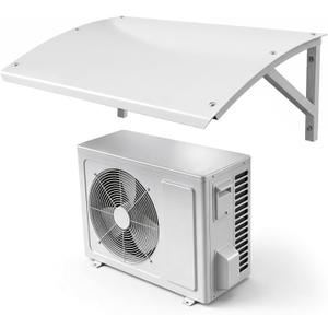 36.2" Mini Split Cover, AC Rain Cover Awning, Galvanized Steel Shade
