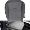 AOUTTUOA #X8 Gray Driver Bottom Cloth One  Seat Cover Compatible with Dodge Ram 1500 2500 3500 4500 5500 SLT 2013 2014 2015 2016 2017 2018