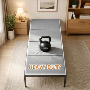 10mm Bunkie Board Anti-Sag Heavy Duty 500lb Mattress Support (Twin 38"x75")