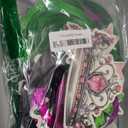 Witch Theme Birthday Party Decorations Set - Pink & Green Happy Birthday Banner, 6 Hanging Swirls, Witch-Themed Temporary Tattoos, Party Favors & Wizard Birthday Supplies for Girls