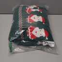 LUKYCILD Ugly Christmas Cardigan Sweaters for Women Button Down Sweaters with Pockets Open Front Knit Cardigan Funny Sweater (Green)