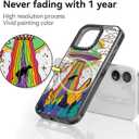 for iPhone 17 Case Cute - Durable Shockproof 6.6 ft Drop Impact Phone Case - Funny UFO Design (6.3") Black