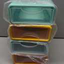 Desk Organizer with Drawers, Stackable Storage Drawers with Compartments Desktop Organization for Office Supplies, Makeup, Pencils, Tape, Erasers, Paperclips, Chargers (4 Pack)