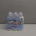 SPLASH REFRESHER Flavored Water Bottles, Acai Grape Flavor - 6-Pack, 16.9 Fl Oz - Refreshing Flavored Bottled Water with Electrolytes - Zero Sugar & Zero Calories