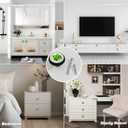 2 x 4 Pack Happy St. Patricks Day Clover Cabinet Knobs Round Drawer Pulls Shamrock Knob Cupboard Door Handles Hardware for Kitchen Bathroom Cabinets