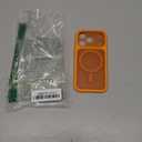 TOCOL for 17 Pro Case, Full Camera Protection, Built-in Magnetic Ring, Compatible with Magsafe Charger, Drop Protection, Translucent Matte Phone Case for 17 Pro 6.3 inch (Orange)