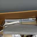 Steamer for Clothes,1800W Standing Garment Steamer 30s Heat-up with Adjustable Stable Double Rod,2-in-1 Flat & Hanging Ironing,Clothes Steamer with 10 Fabric Steam Modes (White gold)