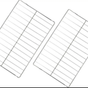 2Pcs W10256908 Oven Rack,Replaces W10138079 W10179196 3195710 PS11751295,Compatible for Whirlpool/Jenn-Air Oven Rack/Range,24 x15-3/4 Inches