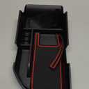 Compatible with Camry XLE/XSE 2018-2023 Center Console Organizer Tray Accessories, Fit Dual USB Ports (Red)