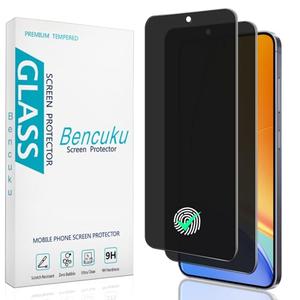 Bencuku (2 Pack) Privacy Screen Protector for Samsung Galaxy S26 Ultra Anti Spy Private Tempered Glass, Support Fingerprint Unlock, Anti Scratch, Bubble Free
